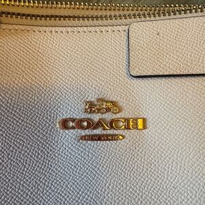 Coach Cream Leather Women's Bag
